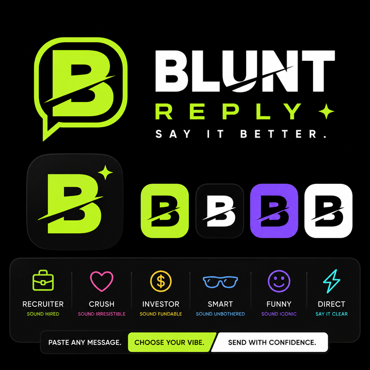 BLUNT Reply brand preview